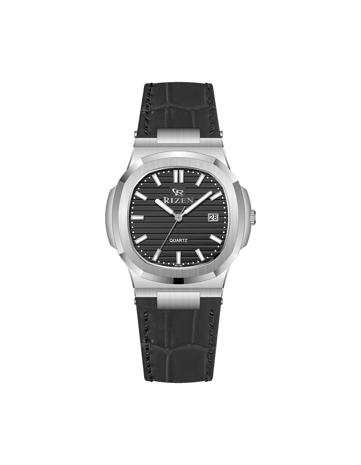 Rizen Kate Silver RZ-0757L LEATHER STRAP Quartz