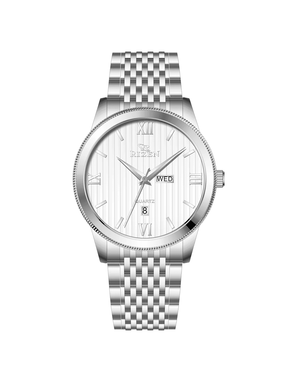 Rizen Majestic RZ-738 stainless steel Quartz - Timecheck