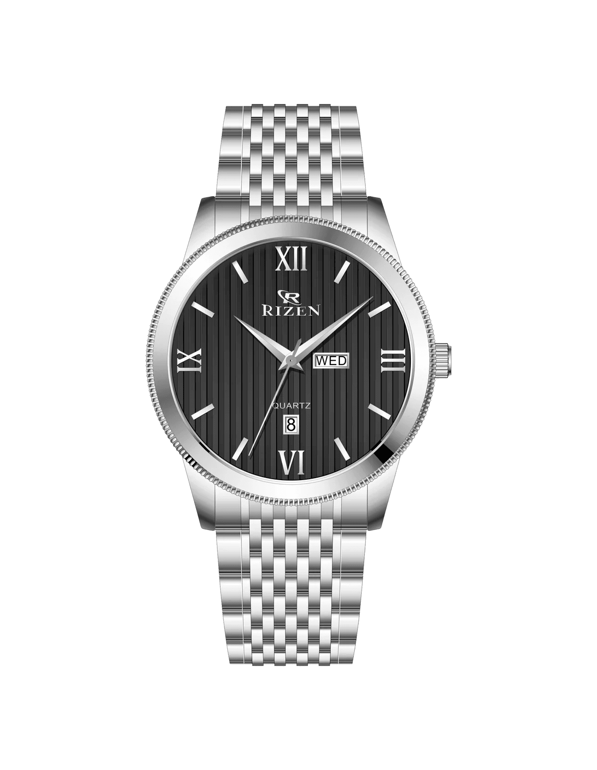 Rizen Majestic RZ-738 stainless steel Quartz - Timecheck