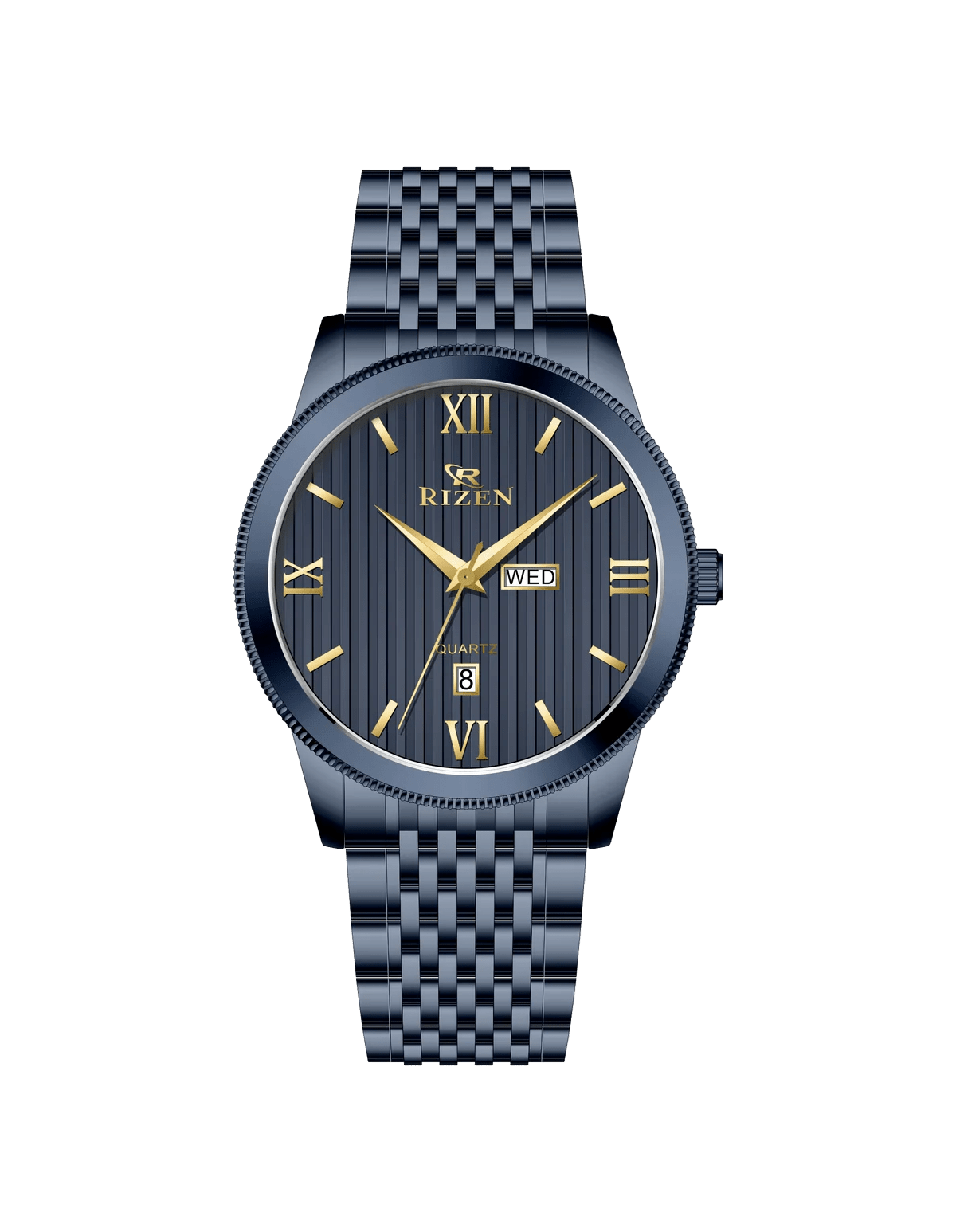 Rizen Majestic RZ-738 stainless steel Quartz - Timecheck