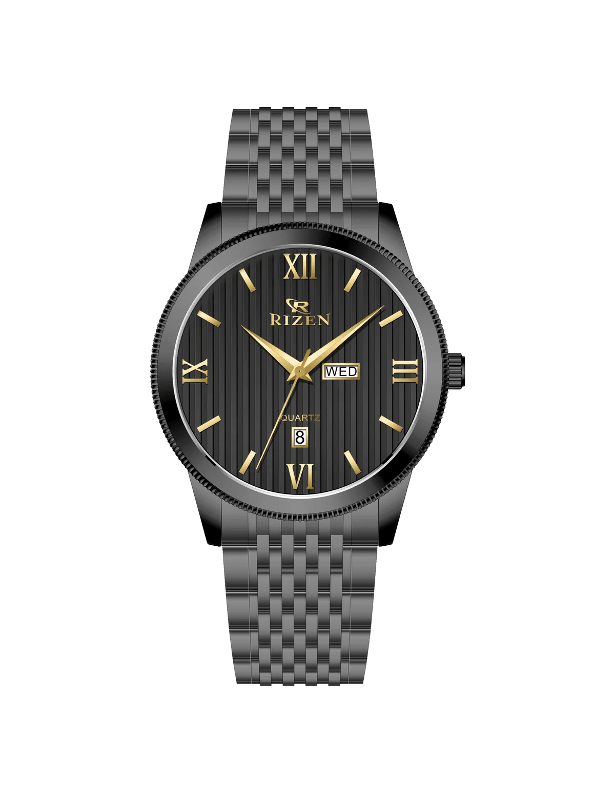 Rizen Majestic RZ-738 stainless steel Quartz - Timecheck