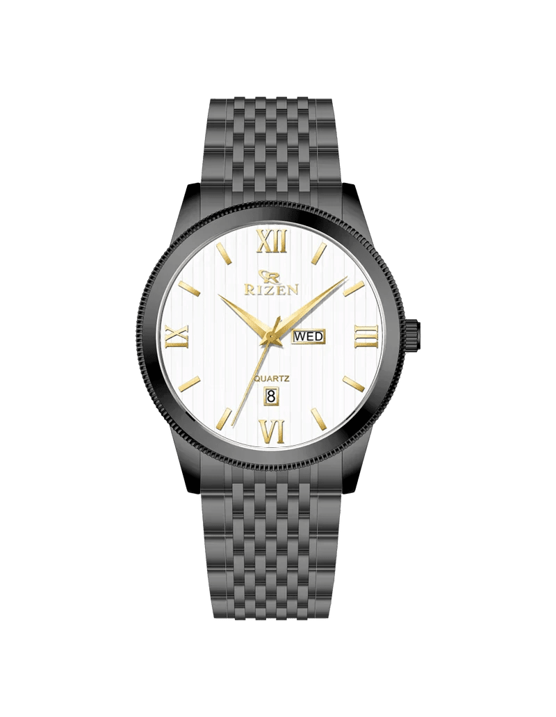 Rizen Majestic RZ-738 stainless steel Quartz - Timecheck