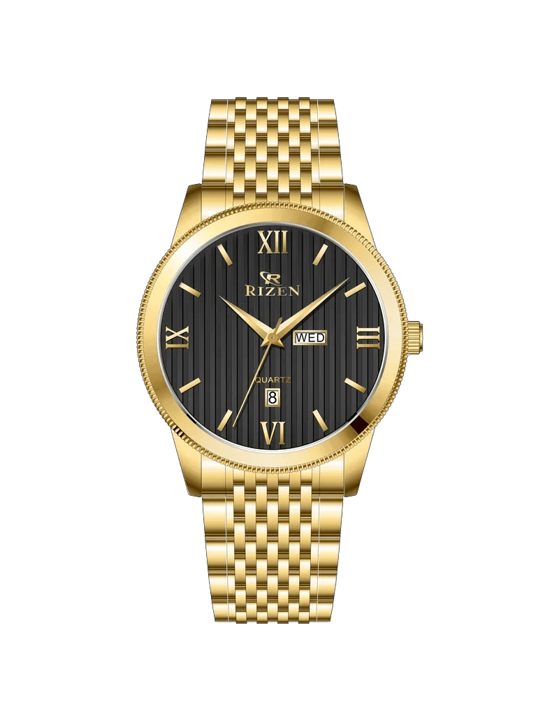 Rizen Majestic RZ-738 stainless steel Quartz - Timecheck