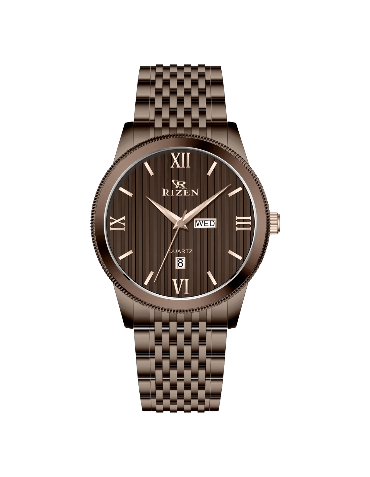 Rizen Majestic RZ-738 stainless steel Quartz - Timecheck