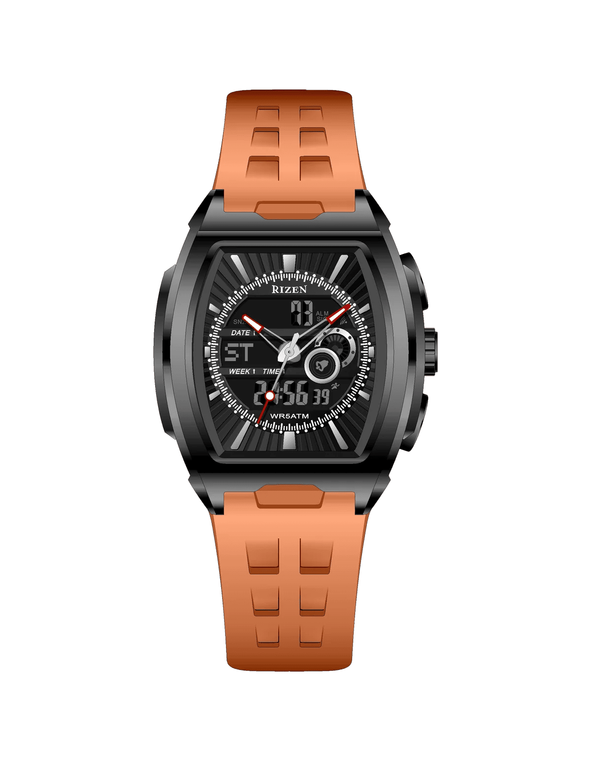 Rizen Nova RZ-0865 Salicon Strap Quartz - Timecheck