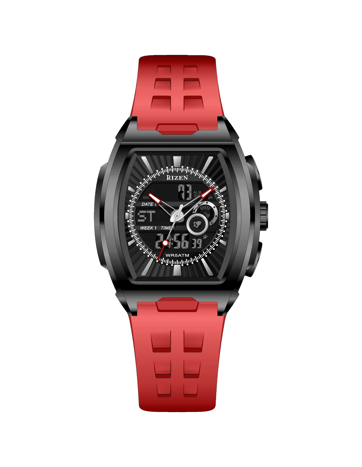 Rizen Nova RZ-0865 Salicon Strap Quartz - Timecheck