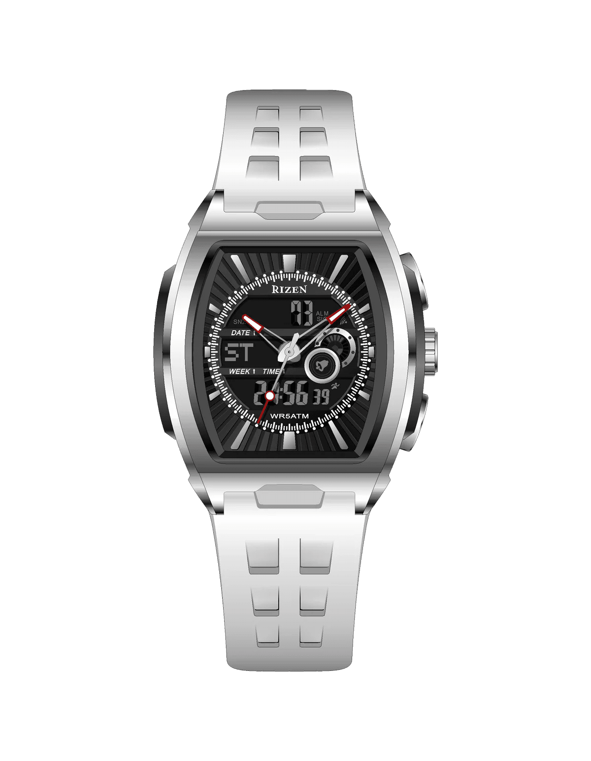 Rizen Nova RZ-0865 Salicon Strap Quartz - Timecheck
