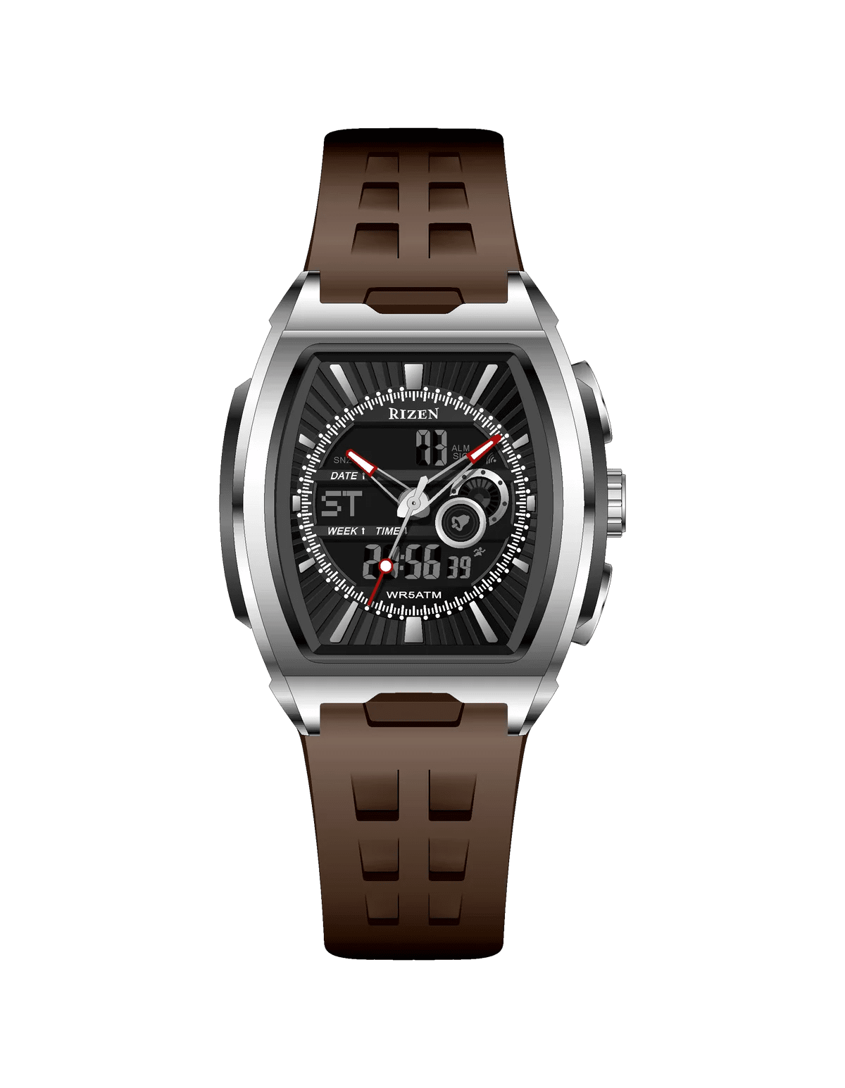 Rizen Nova RZ-0865 Salicon Strap Quartz - Timecheck