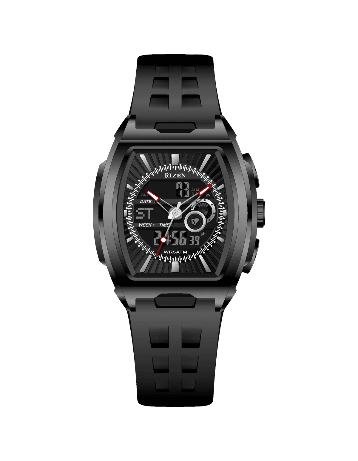 Rizen Nova RZ-0865 Salicon Strap Quartz - Timecheck