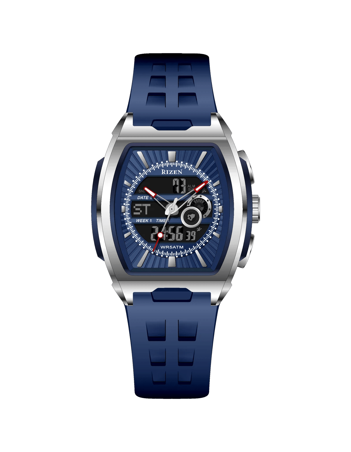 Rizen Nova RZ-0865 Salicon Strap Quartz - Timecheck