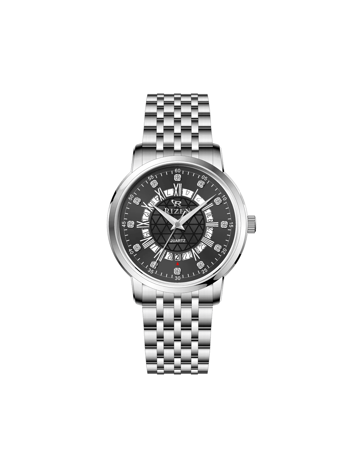 Rizen Novera RZ-0830L Silver Stainless Steel Quartz - Timecheck