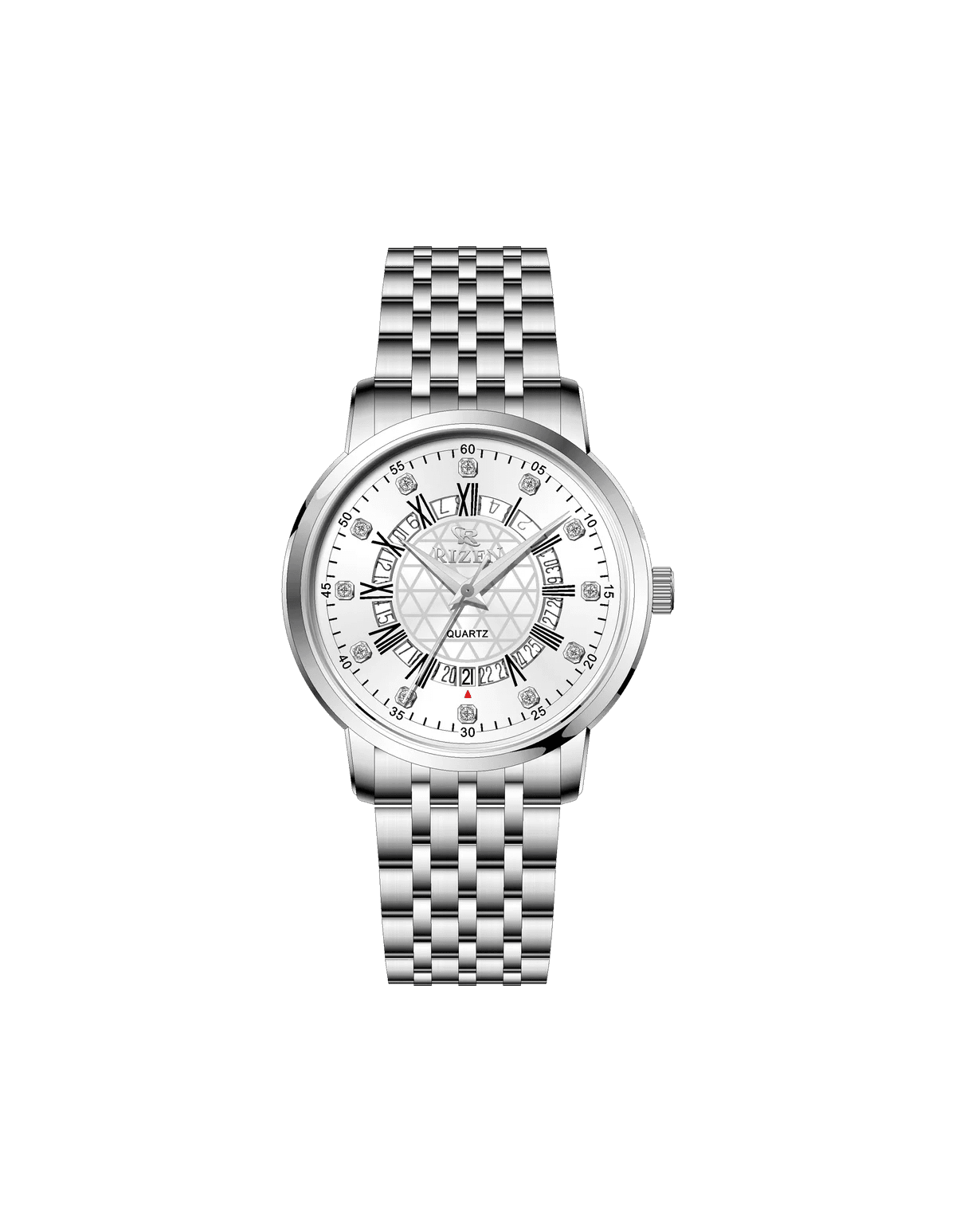 Rizen Novera RZ-0830L Silver Stainless Steel Quartz - Timecheck