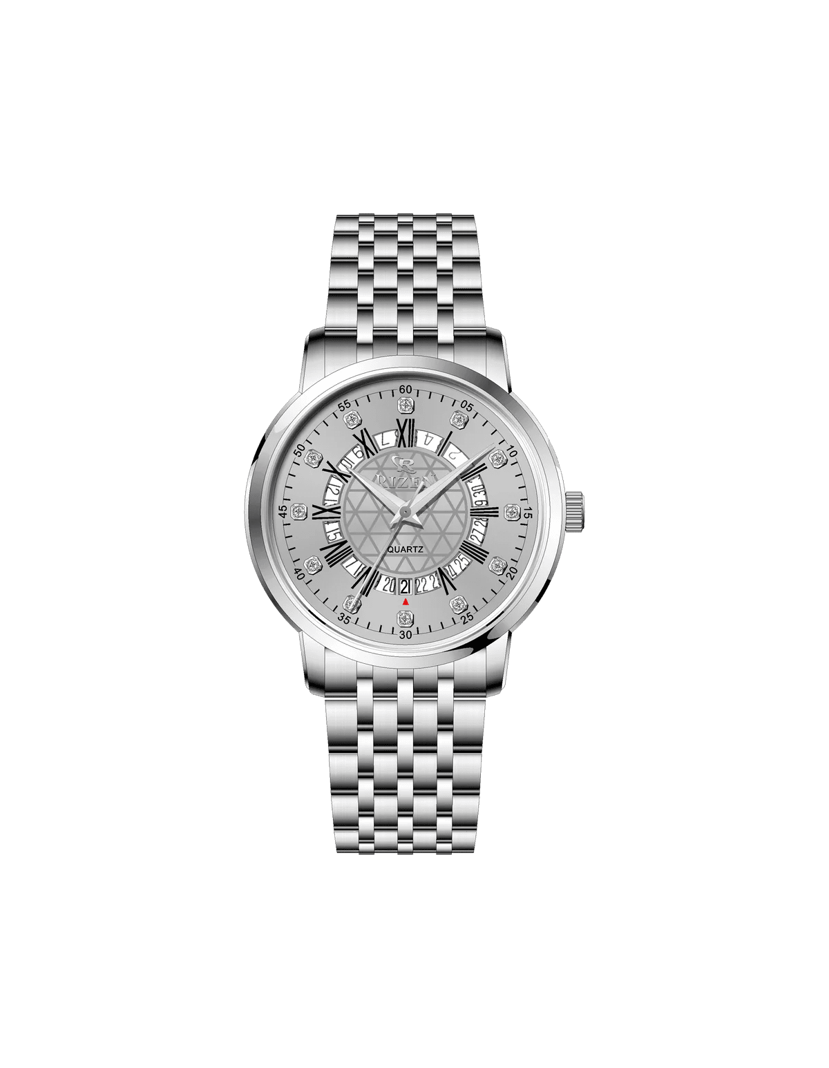 Rizen Novera RZ-0830L Silver Stainless Steel Quartz - Timecheck