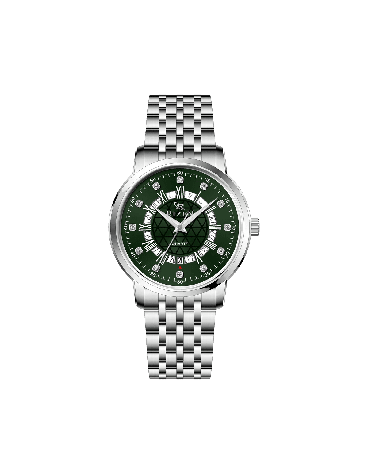 Rizen Novera RZ-0830L Silver Stainless Steel Quartz - Timecheck