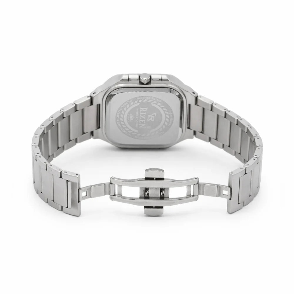 Rizen Pexel RZ-0915 Silver Stainless Steel Quartz - Timecheck