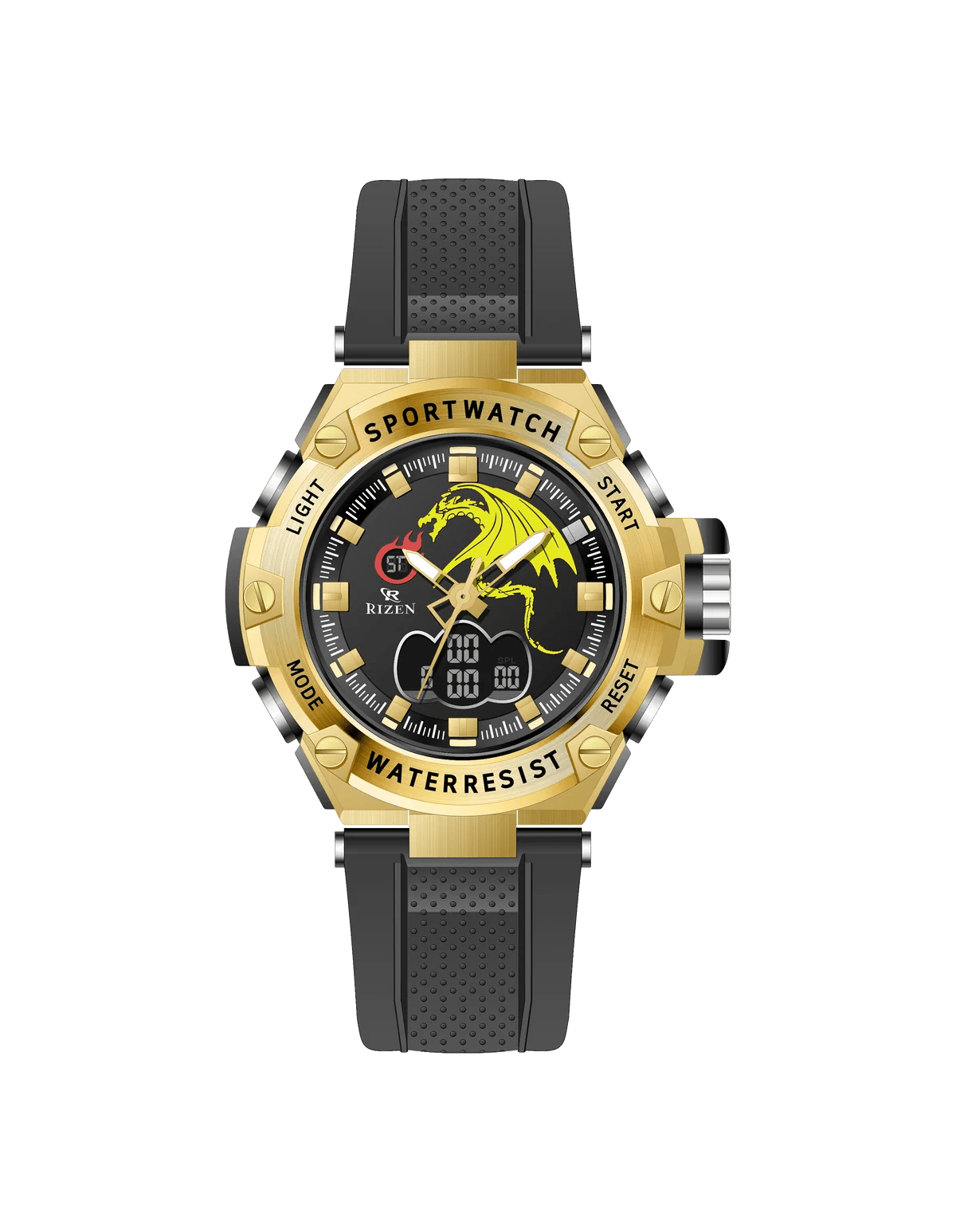 Rizen Polyclad RZ-0898 Silicone Strap Quartz - Timecheck