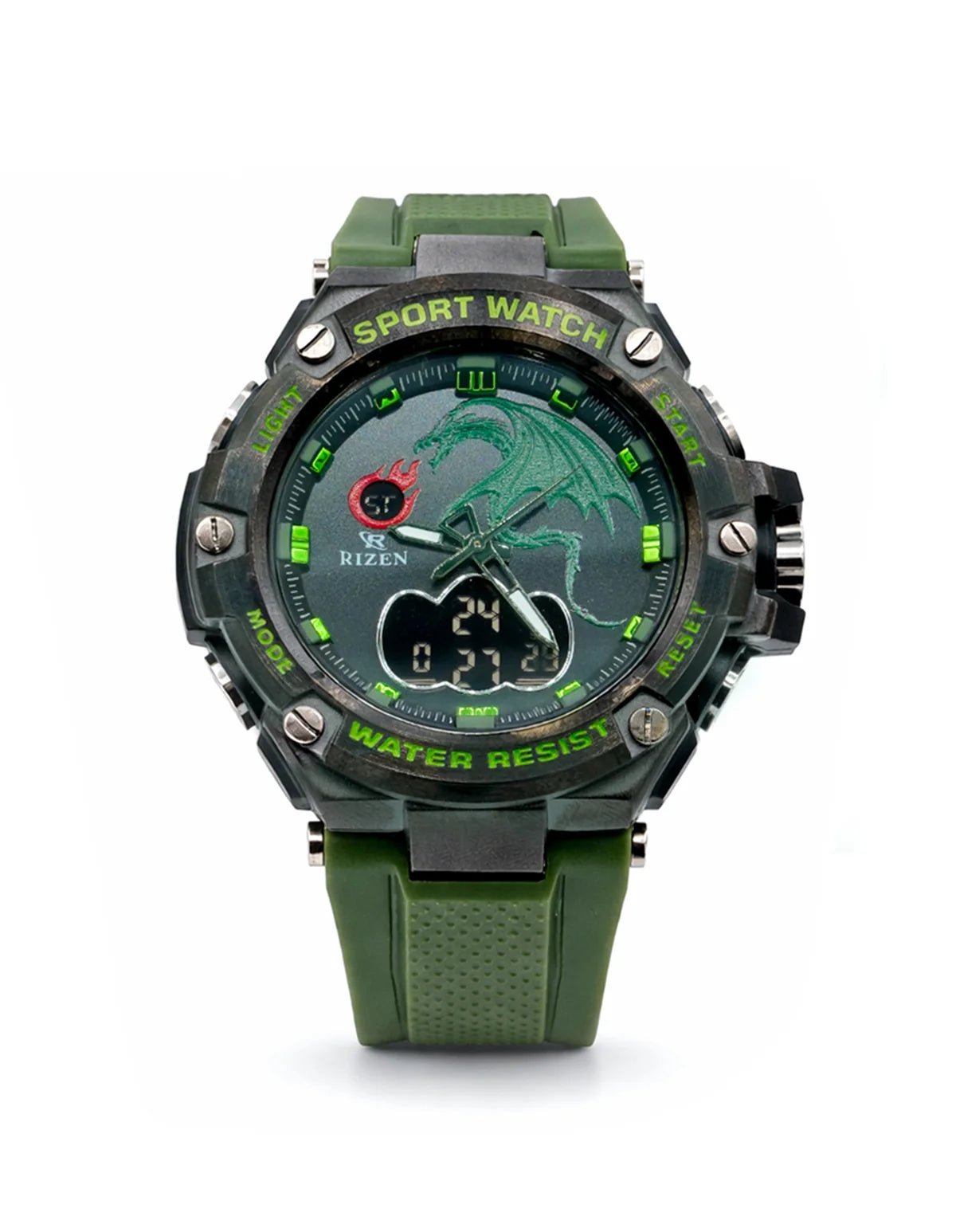 Rizen Polyclad RZ-0898 Silicone Strap Quartz - Timecheck