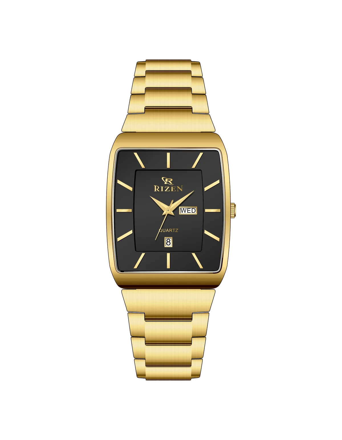 Rizen Quatra RZ-740 stainless steel Quartz - Timecheck
