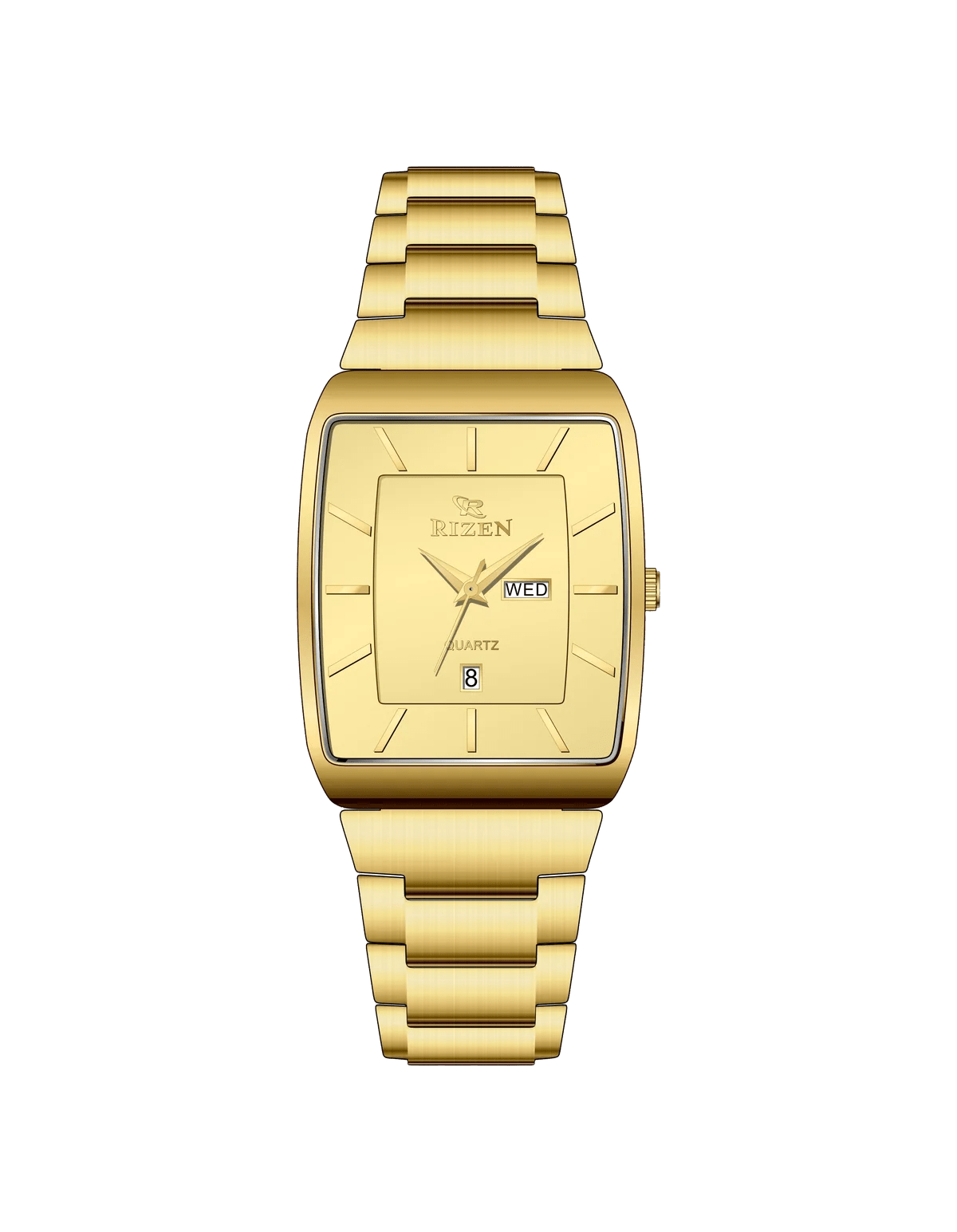 Rizen Quatra RZ-740 stainless steel Quartz - Timecheck