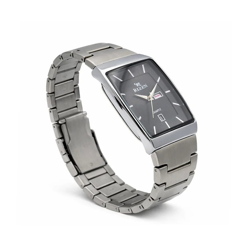 Rizen Quatra RZ-740 stainless steel Quartz - Timecheck
