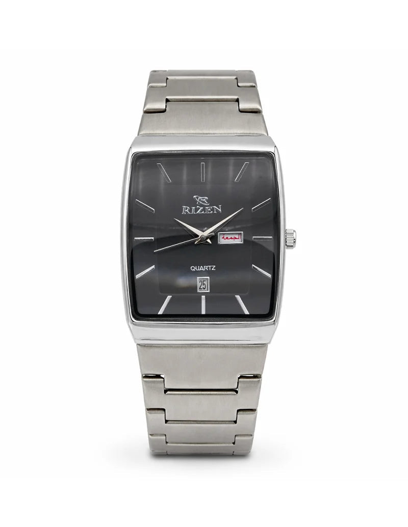 Rizen Quatra RZ-740 stainless steel Quartz - Timecheck