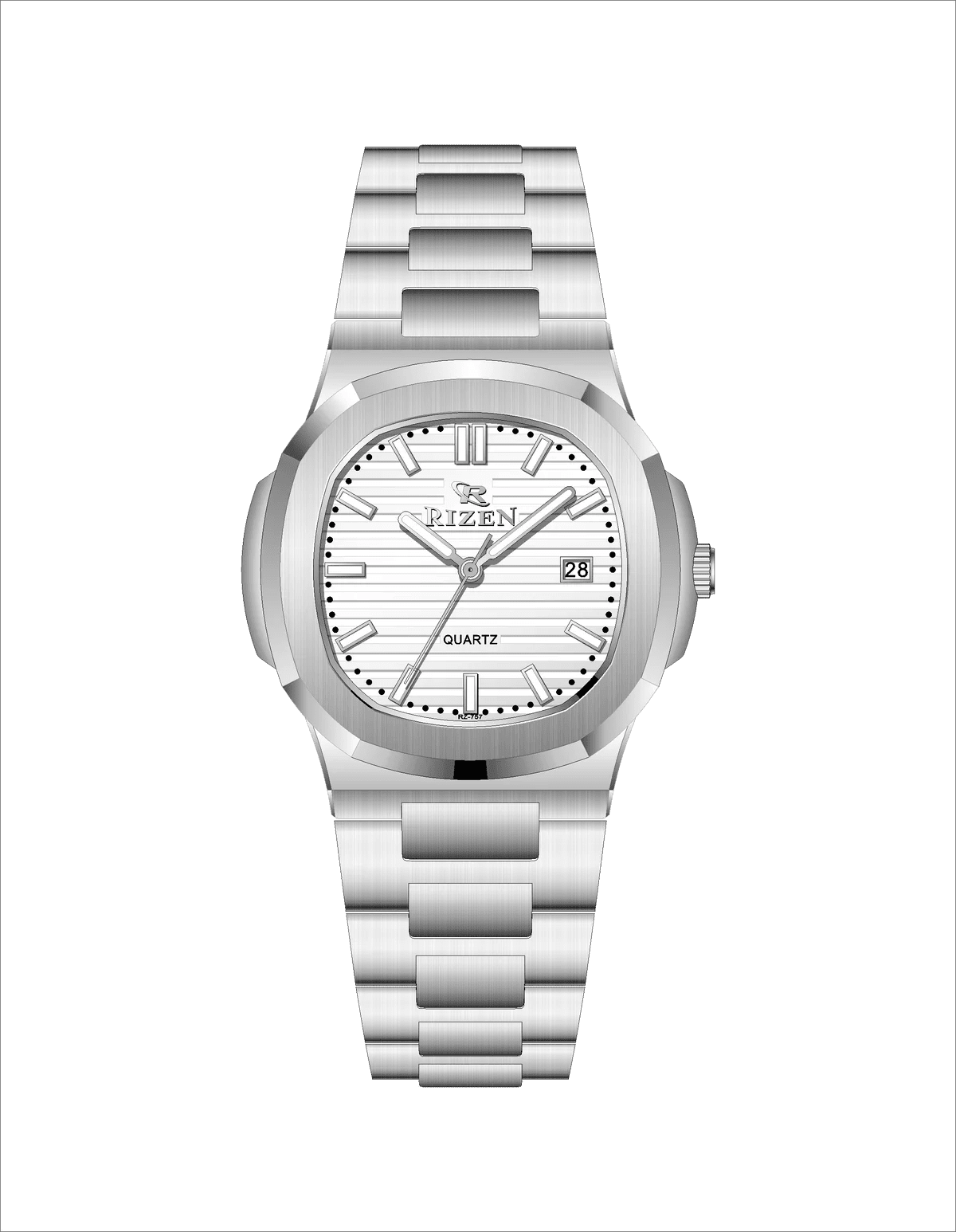 Rizen Raelix RZ-0757 Stainless Steel Quartz