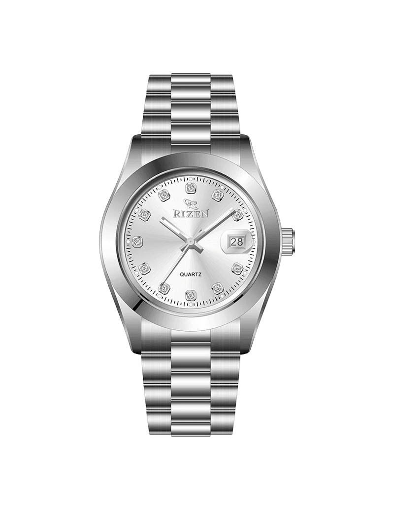 Rizen Ranger RZ-1295 Silver stainless steel Quartz - Timecheck