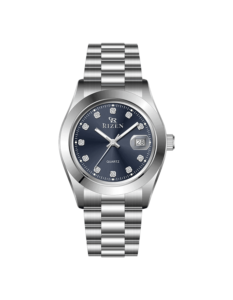 Rizen Ranger RZ-1295 Silver stainless steel Quartz - Timecheck