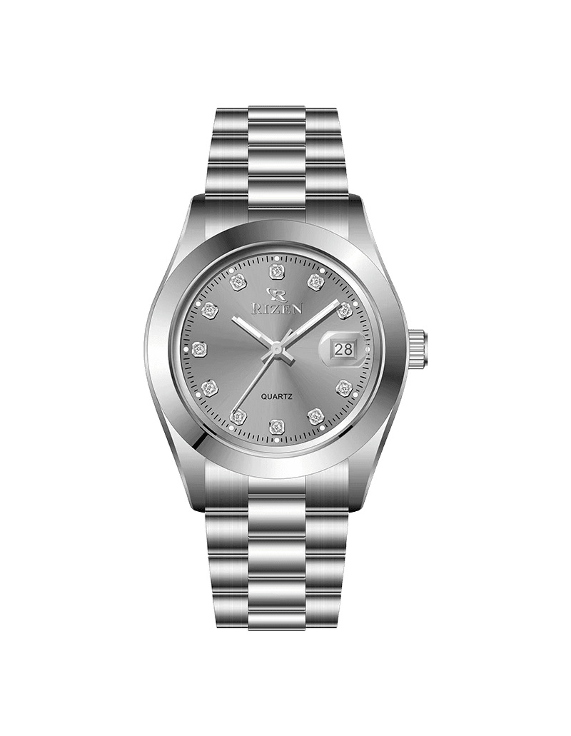 Rizen Ranger RZ-1295 Silver stainless steel Quartz - Timecheck