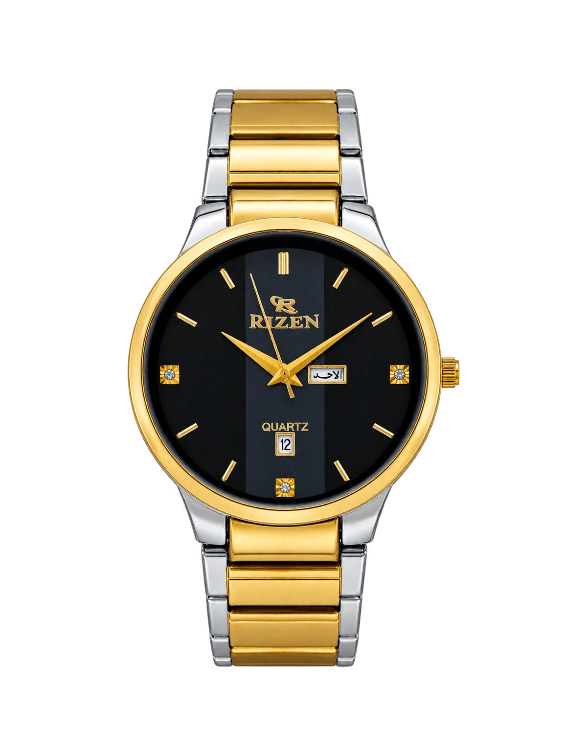 Rizen Rock RZ-733 Stainless Steel Quartz - Timecheck
