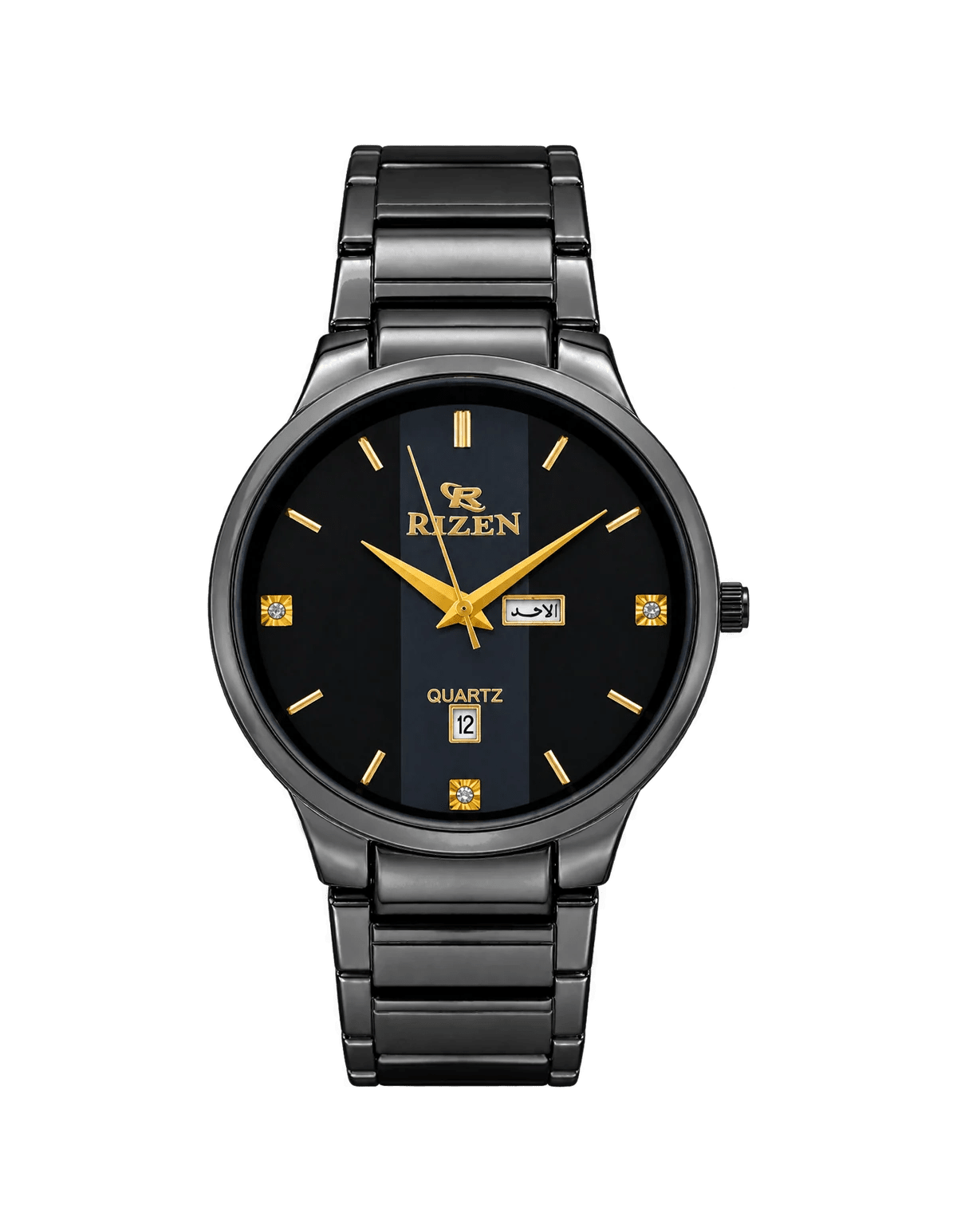 Rizen Rock RZ-733 Stainless Steel Quartz - Timecheck