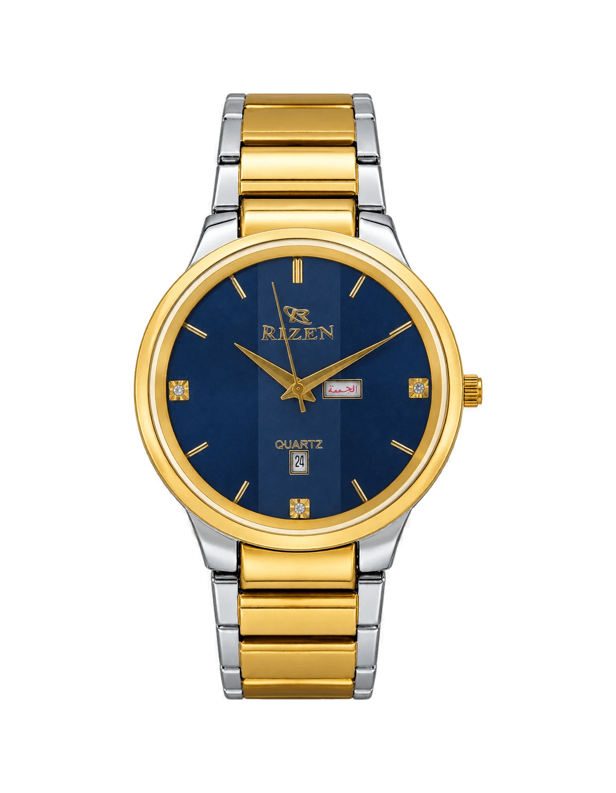 Rizen Rock RZ-733 Stainless Steel Quartz - Timecheck