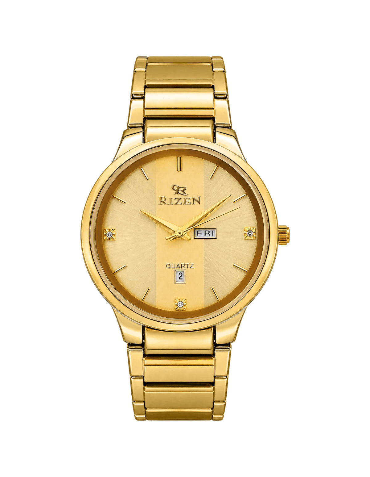 Rizen Rock RZ-733 Stainless Steel Quartz - Timecheck