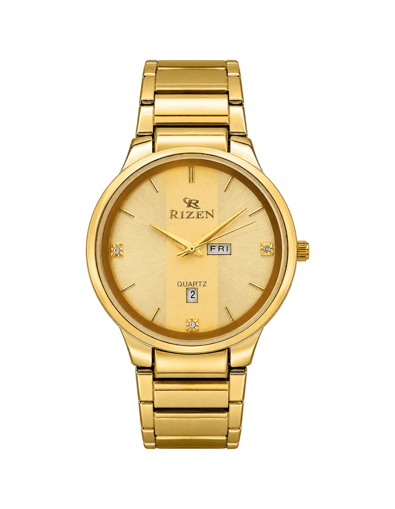 Rizen Rock RZ-733 Stainless Steel Quartz - Timecheck