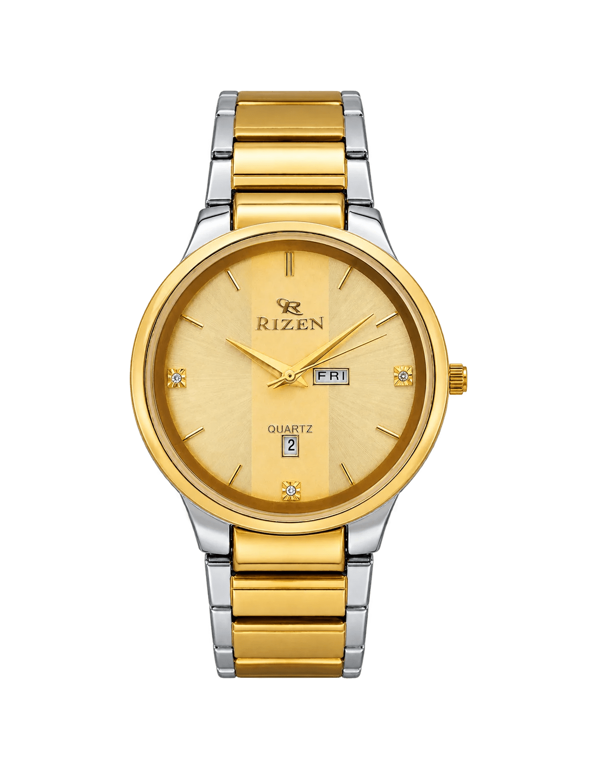 Rizen Rock RZ-733 Stainless Steel Quartz - Timecheck