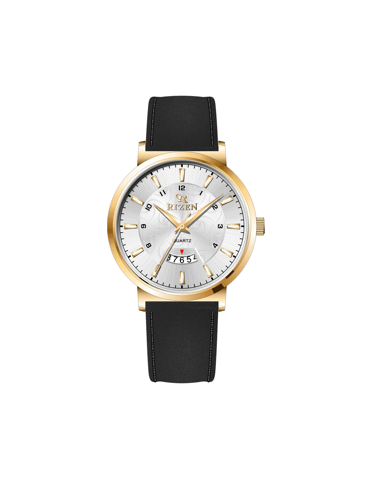Rizen Ruby Gold RZ-0831L Leather Strap Quartz - Timecheck