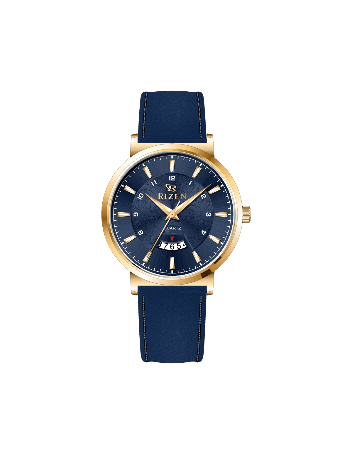 Rizen Ruby Gold RZ-0831L Leather Strap Quartz - Timecheck