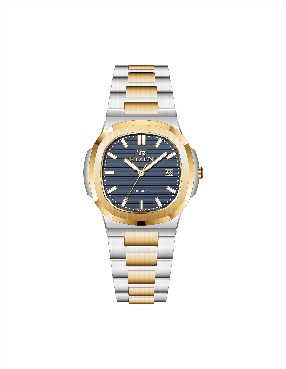 Rizen Sorell RZ-0757L Two Tone Stainless Steel Quartz - Timecheck