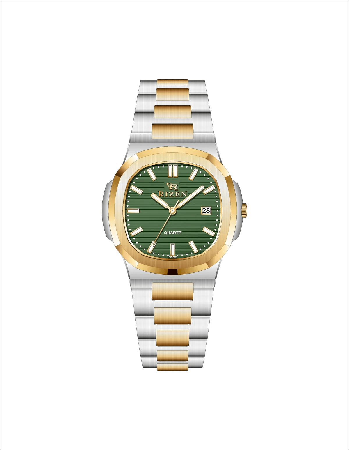 Rizen Sorell RZ-0757L Two Tone Stainless Steel Quartz - Timecheck