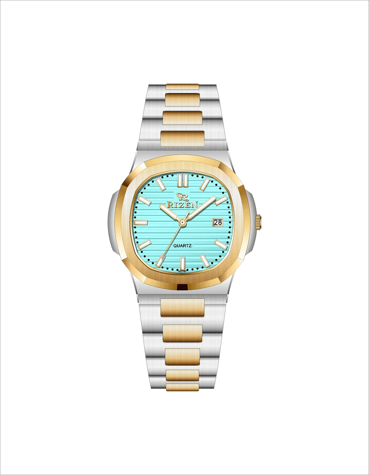 Rizen Sorell RZ-0757L Two Tone Stainless Steel Quartz - Timecheck