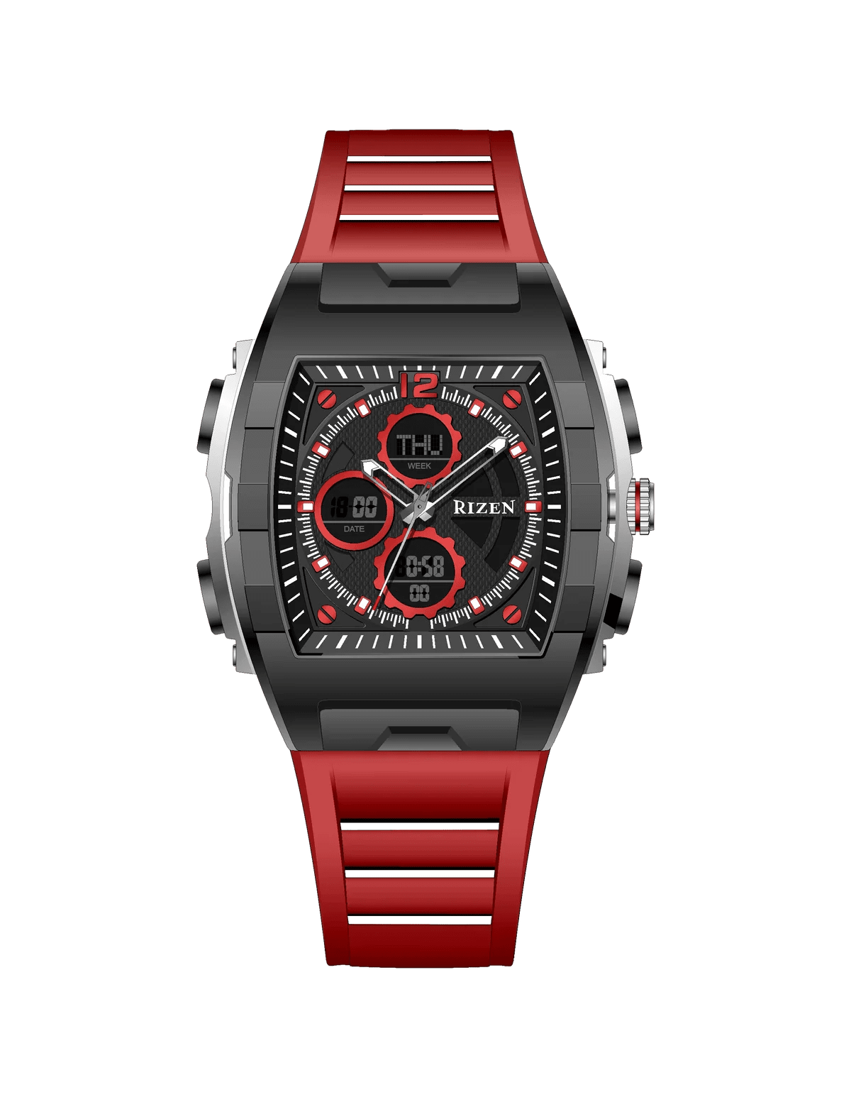 Rizen Stark RZ-0864 Salicon Strap Quartz - Timecheck