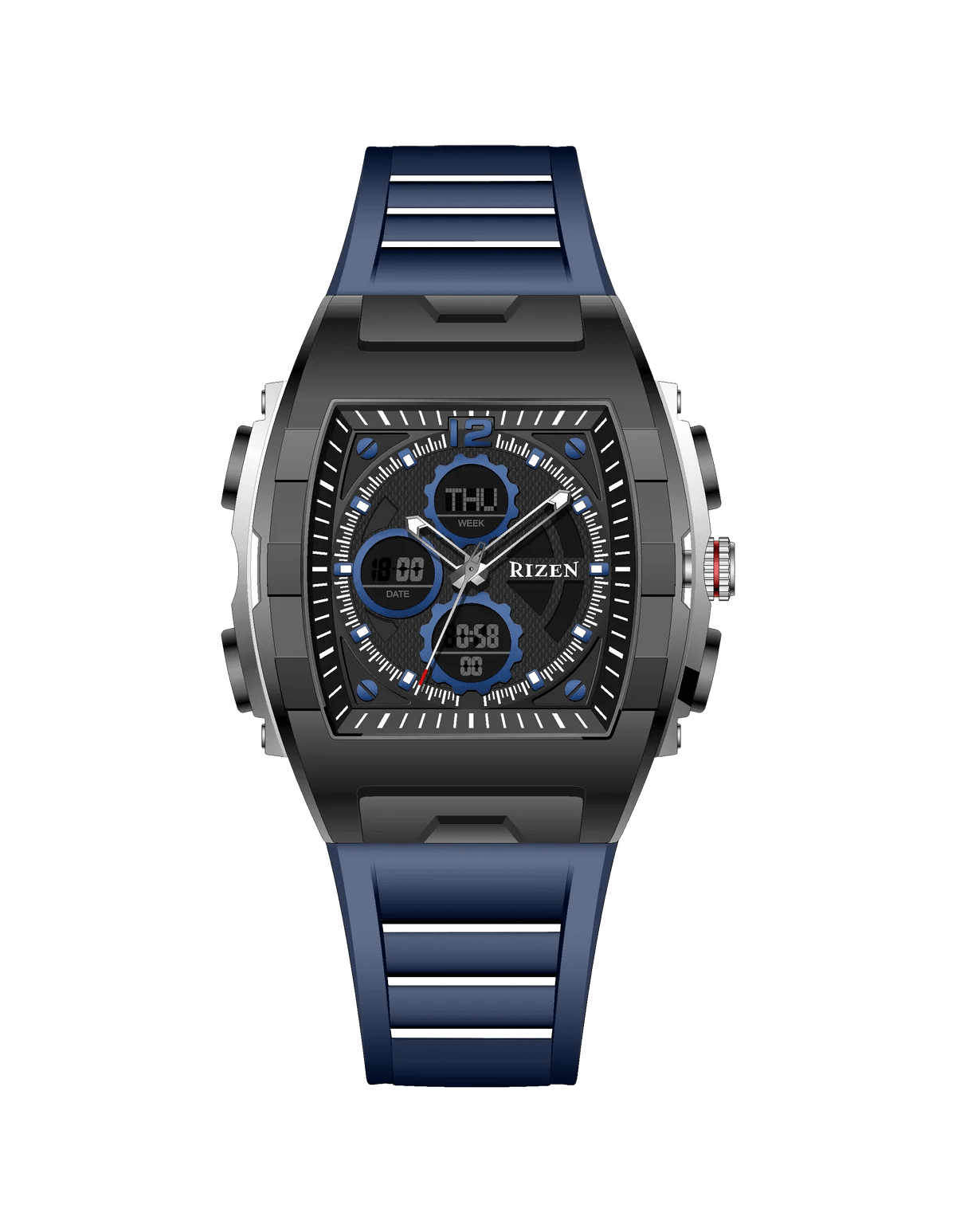 Rizen Stark RZ-0864 Salicon Strap Quartz - Timecheck