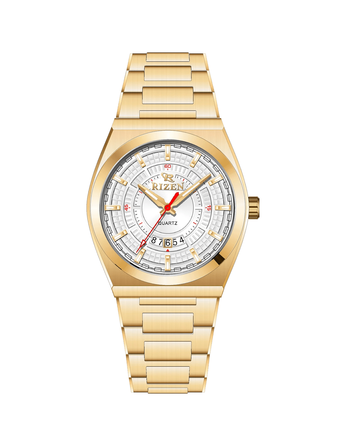 Rizen Valmont RZ-0819 Gold Stainless Steel Quartz - Timecheck