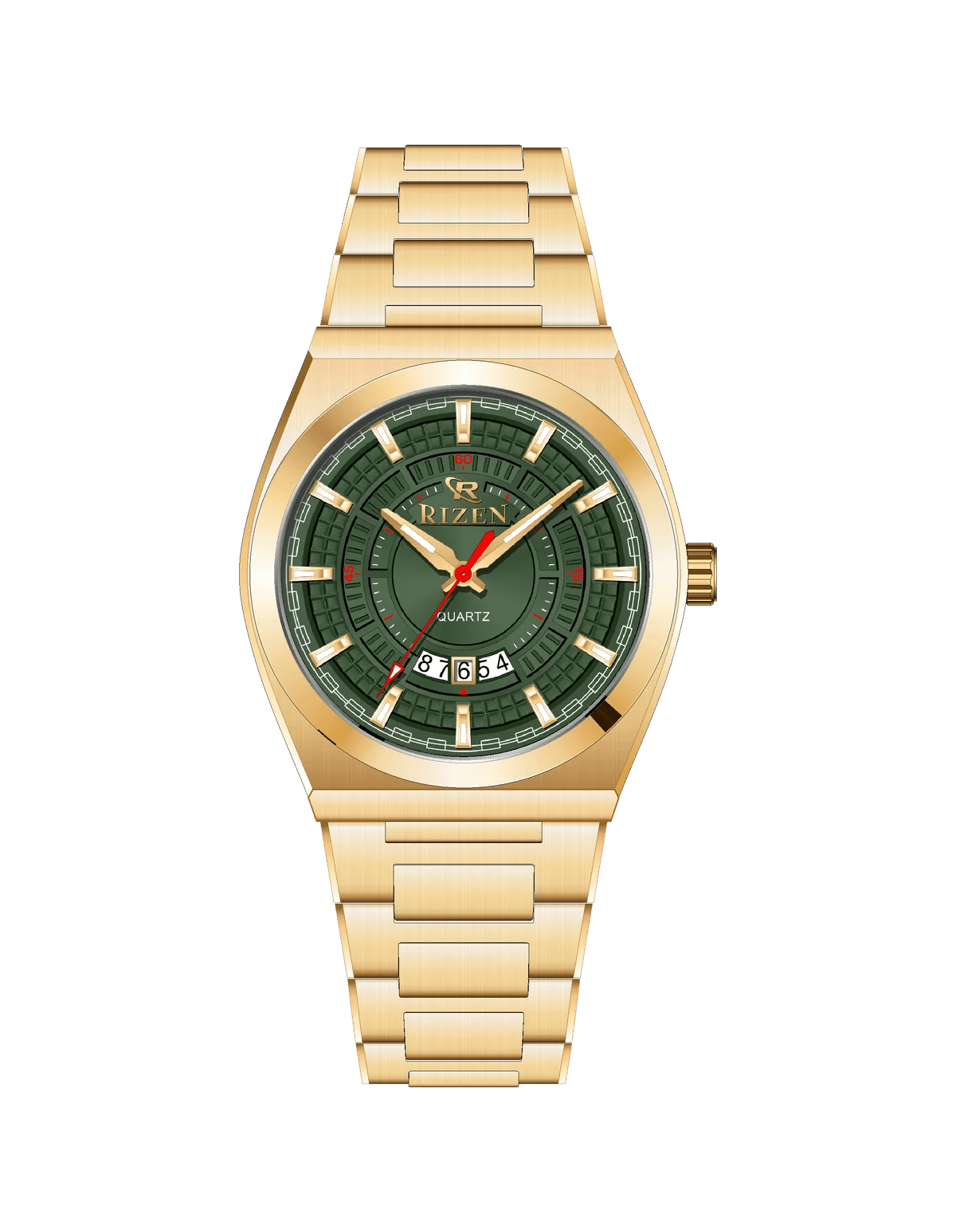 Rizen Valmont RZ-0819 Gold Stainless Steel Quartz - Timecheck