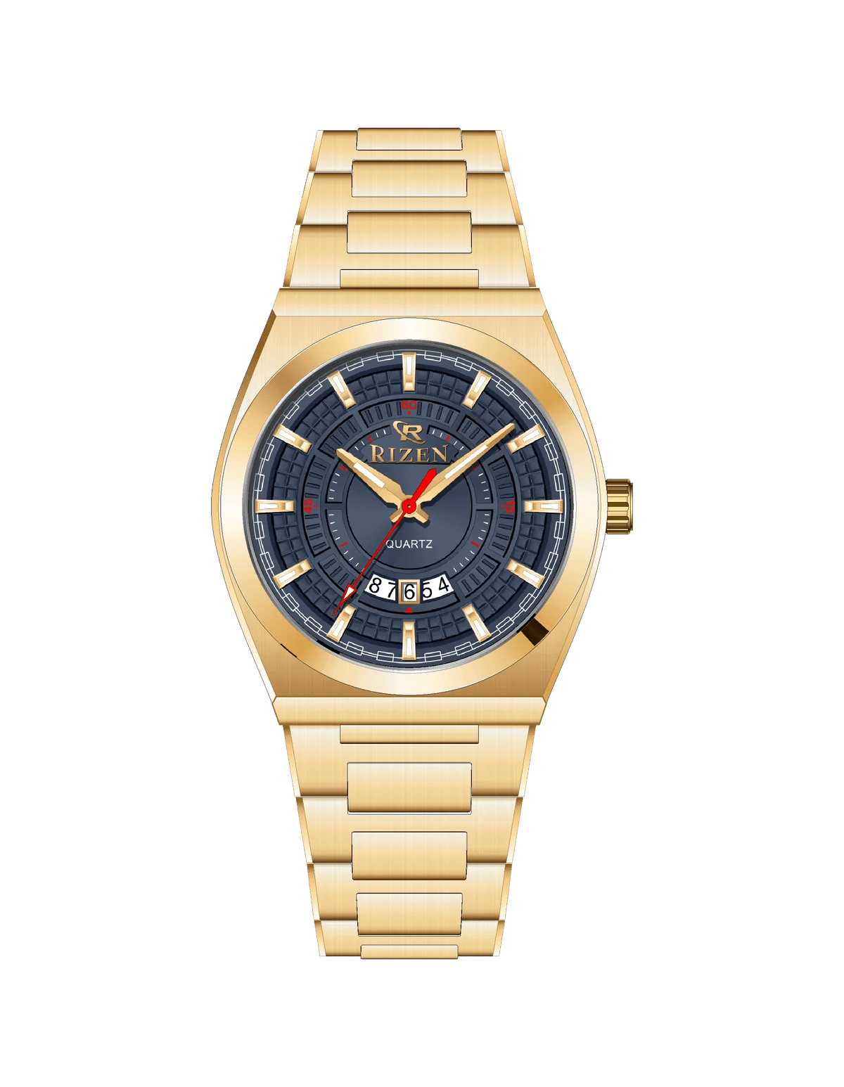 Rizen Valmont RZ-0819 Gold Stainless Steel Quartz - Timecheck