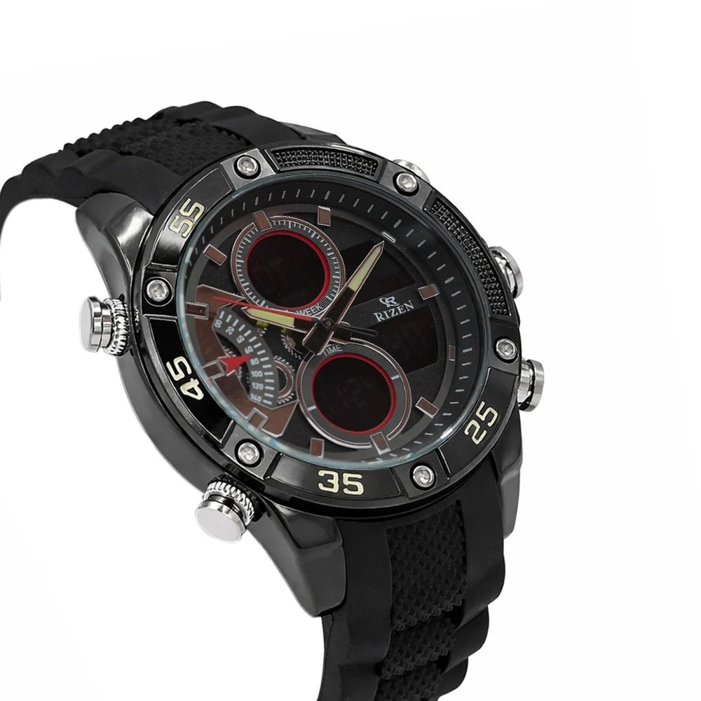 Rizen Zeno RZ-0863 Salicon Strap Quartz - Timecheck