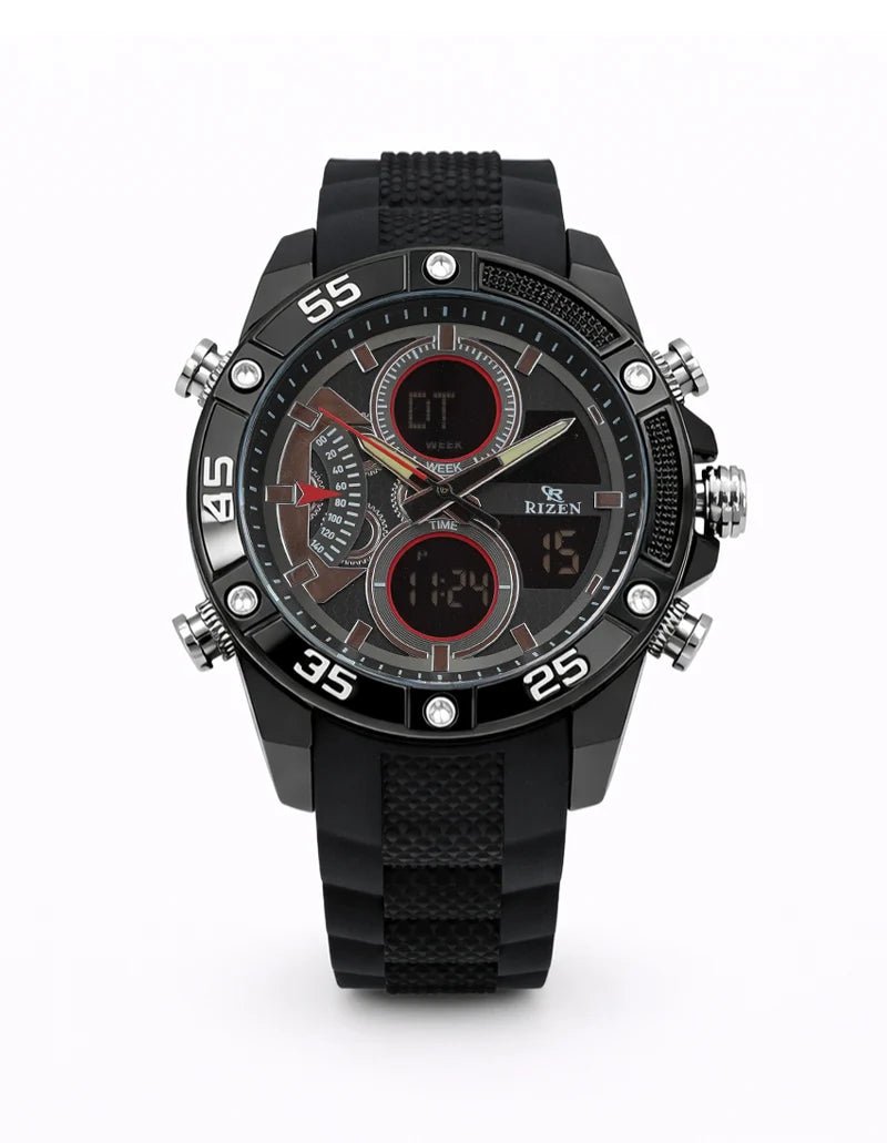 Rizen Zeno RZ-0863 Salicon Strap Quartz - Timecheck