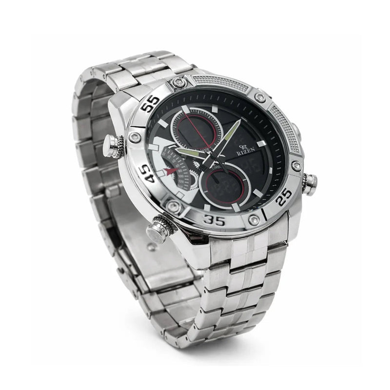 Rizen Zeno RZ-0863 Stainless steel Quartz - Timecheck