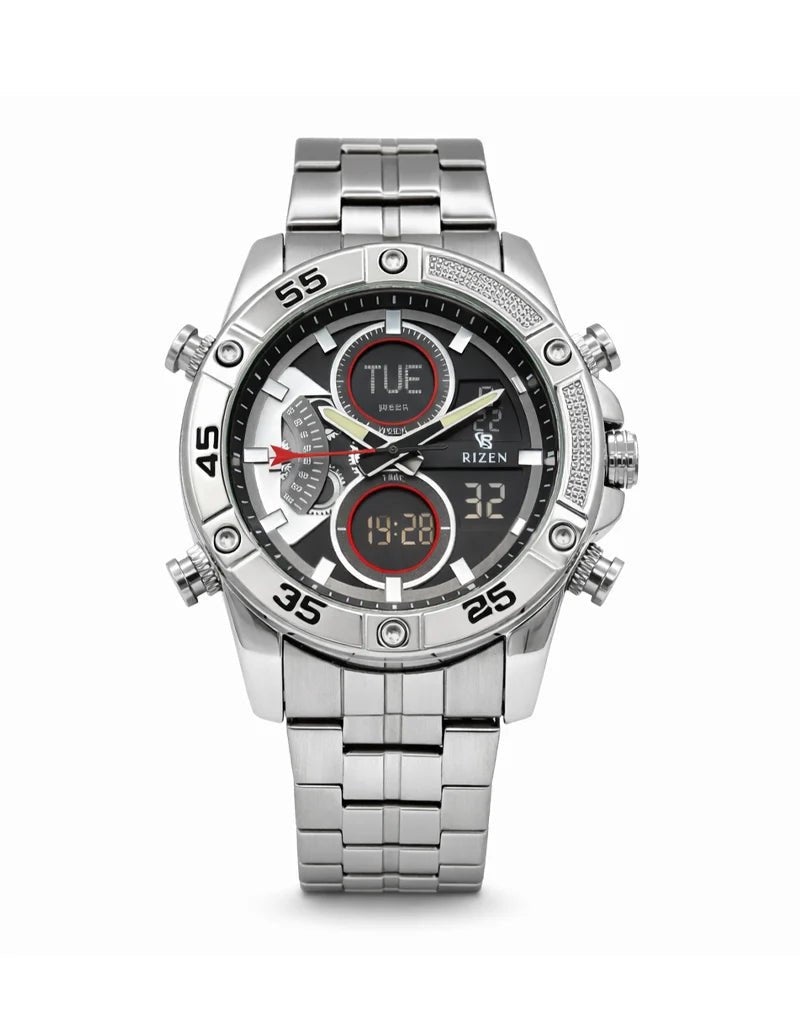 Rizen Zeno RZ-0863 Stainless steel Quartz