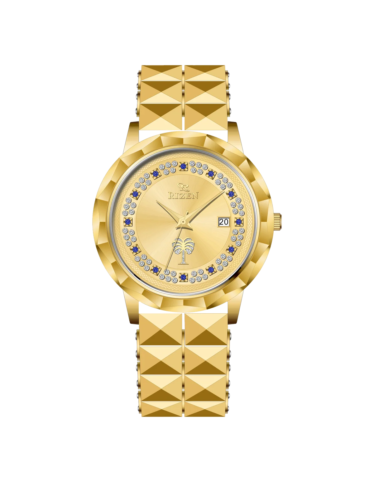 Rizen Aurora D'or RZ-0925 Gold stainless steel Quartz